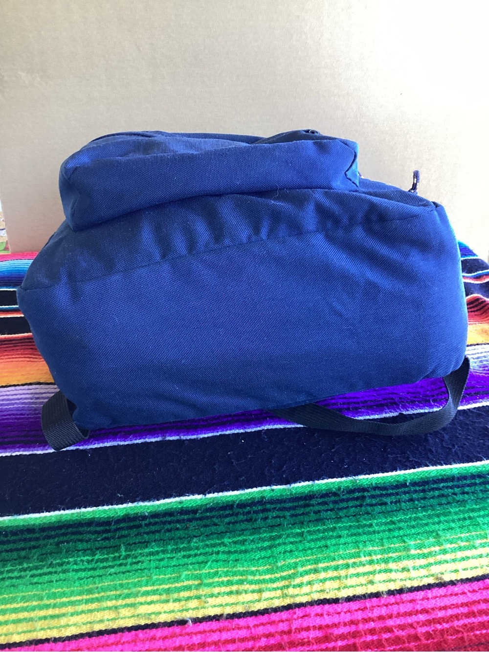 Vintage 90s Jansport day pack Backpack made in USA blue - Picture 4 of 16